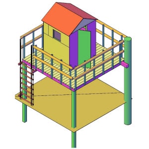 Wonderbaarlijk Hut bouwen? Download HIER de Bouwtekening | BouwtekeningenPakket MK-82