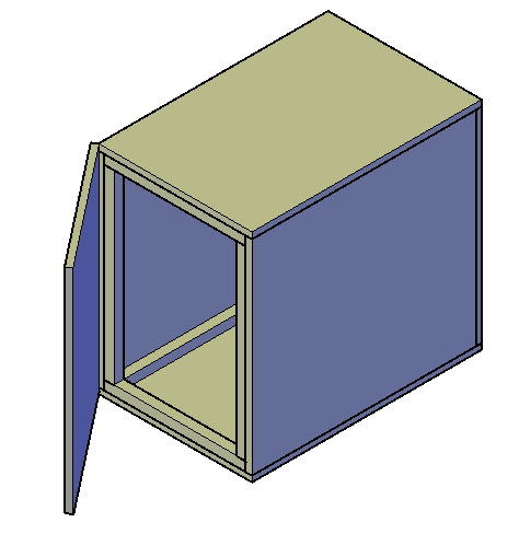 Bouwtekening van een Compressor Geluidskast