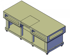 Bouwtekening Werkbank type Marco