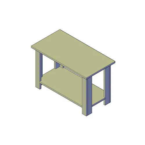 werkbank type A bouwtekening