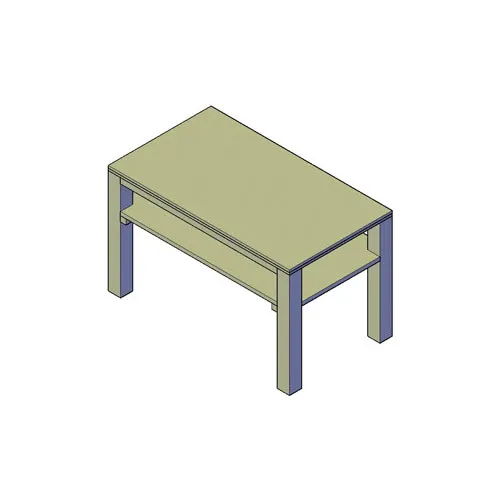 Werkbank type B bouwtekening