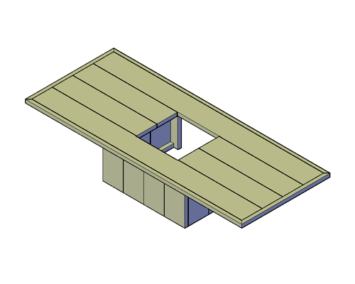 BBQ Loungetafel zelf Maken met Bouwtekening