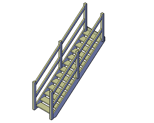 Houten Buitentrap Met Onze Bouwtekening