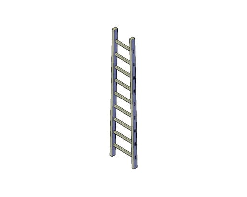 Perfecte Bouwtekening voor een Ladder